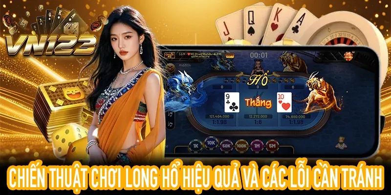 Bàn Baccarat sang trọng với các lá bài và chip casino